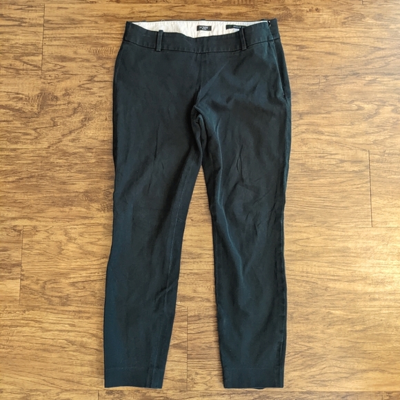 J. Crew Black Crop Pants